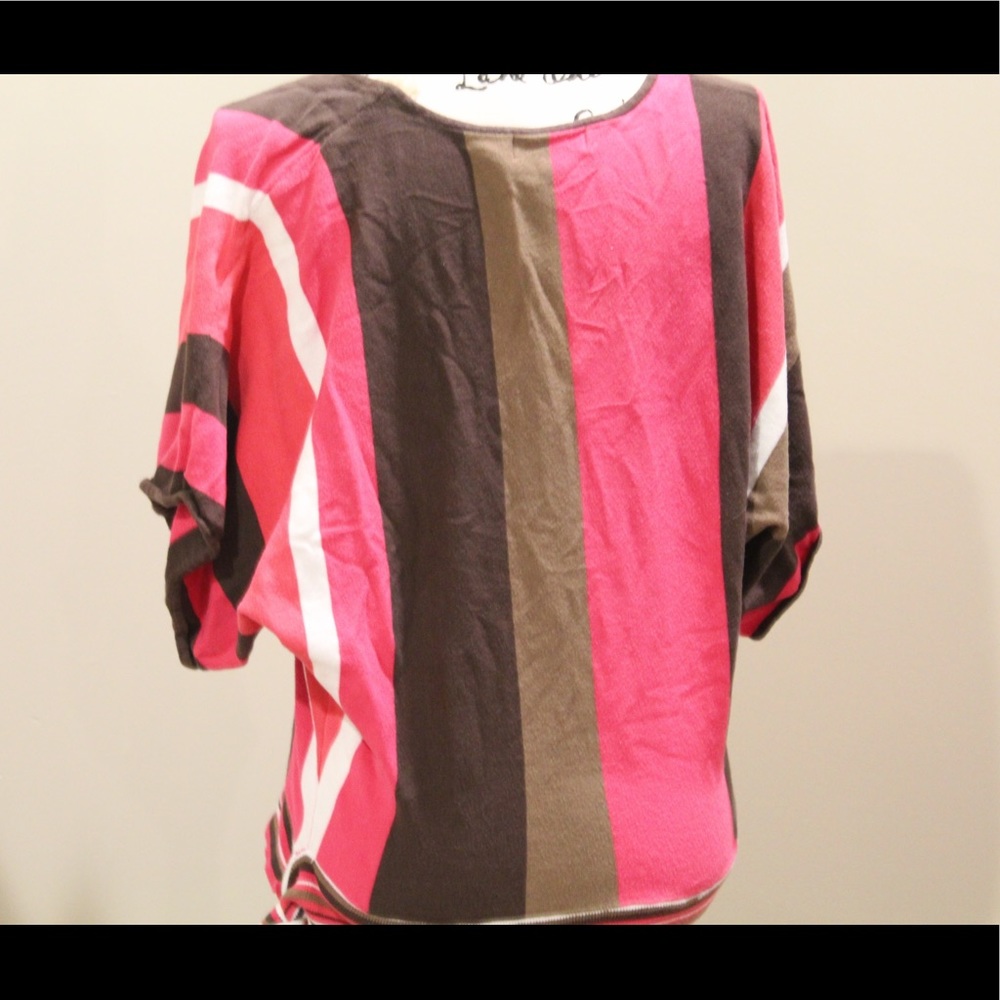 A.n.a Striped Poncho
